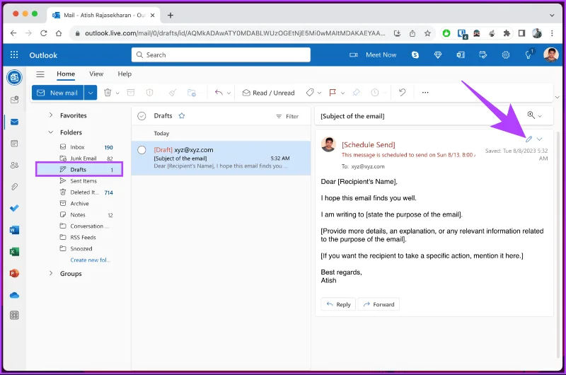 Come pianificare le e-mail in Outlook su qualsiasi piattaforma