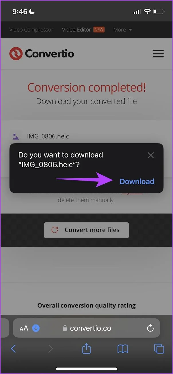 Comment convertir facilement des images JPG en images HEIC sur iPhone