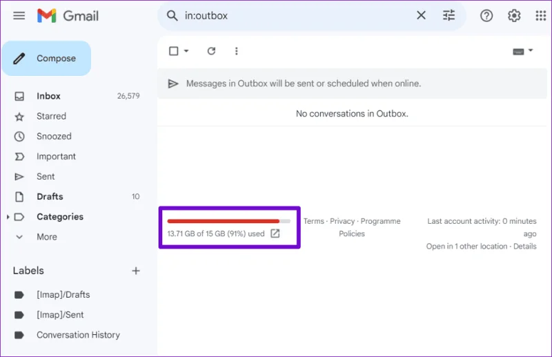 I 9 modi migliori per correggere le email bloccate nella posta in uscita di Gmail