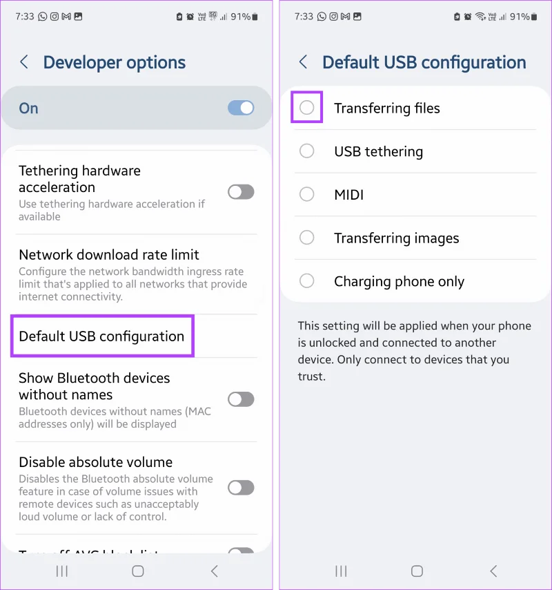 9 formas de solucionar el error "Actualizar la configuración del dispositivo para aceptar transferencias de medios" en Windows 11