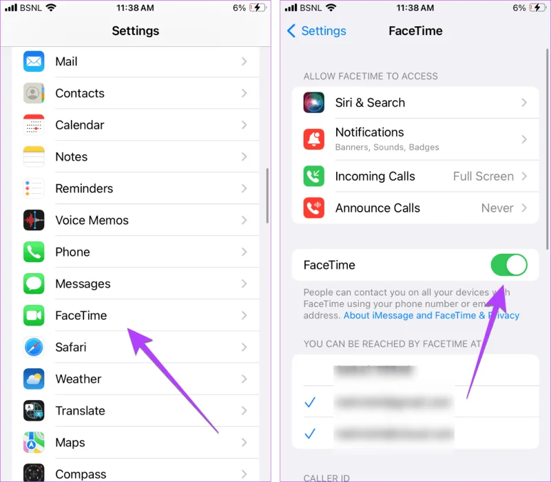 Que signifie les photos FaceTime doivent être activées sur les deux appareils