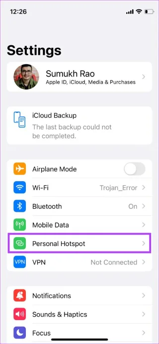 Top 7 manieren om te verhelpen dat de iPhone-hotspot niet wordt weergegeven op Android
