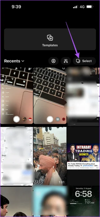 Hoe je een haspel met foto's maakt op Instagram