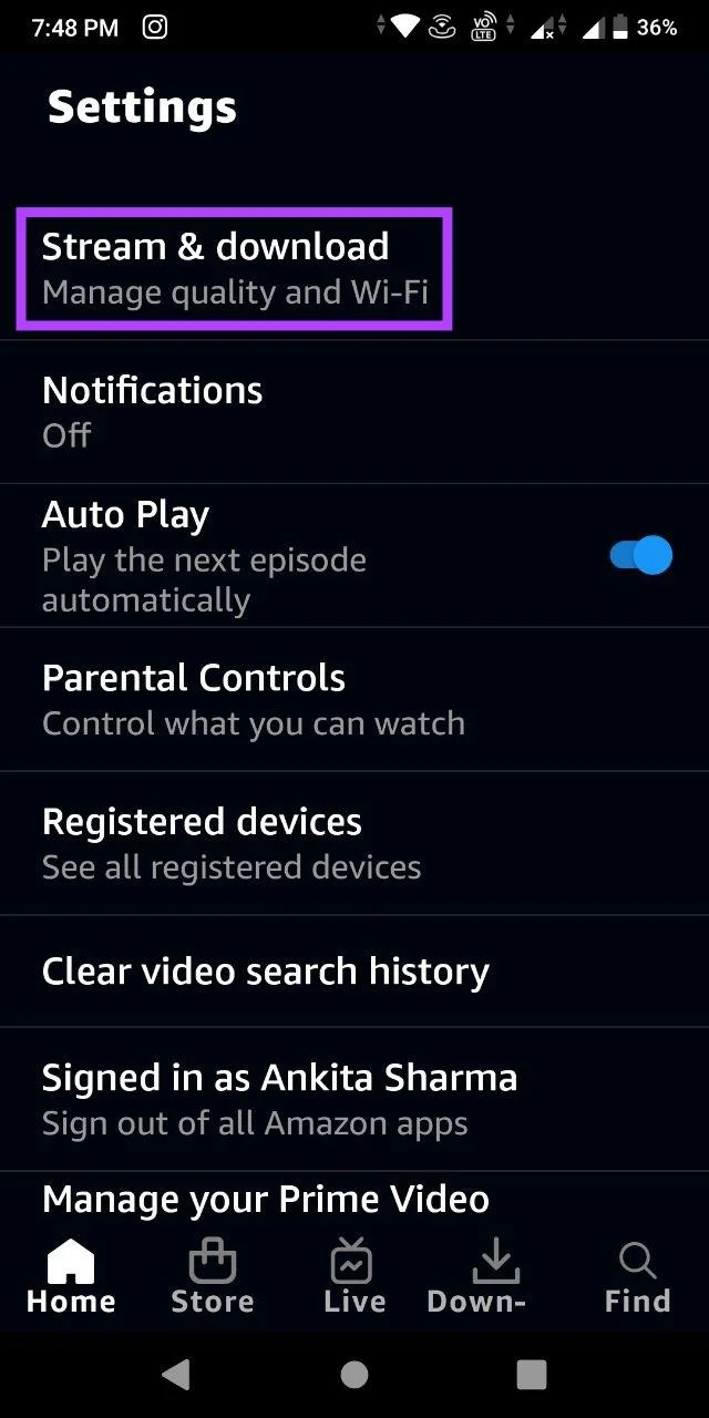 Cómo cambiar la calidad de transmisión de video de Amazon Prime en cualquier dispositivo