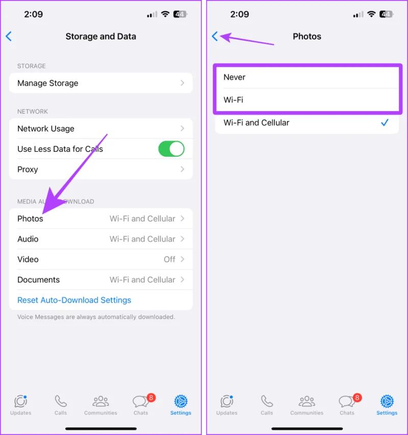 Hoe u automatisch downloaden in WhatsApp op mobiel en computer kunt stoppen