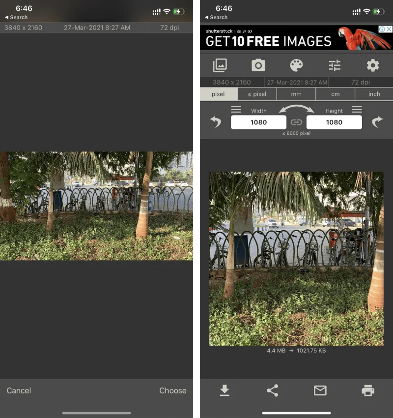 Comment réduire la taille des fichiers photo sur iPhone, iPad et Mac