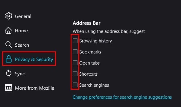 Firefox: アドレスバーのURL履歴をクリアする