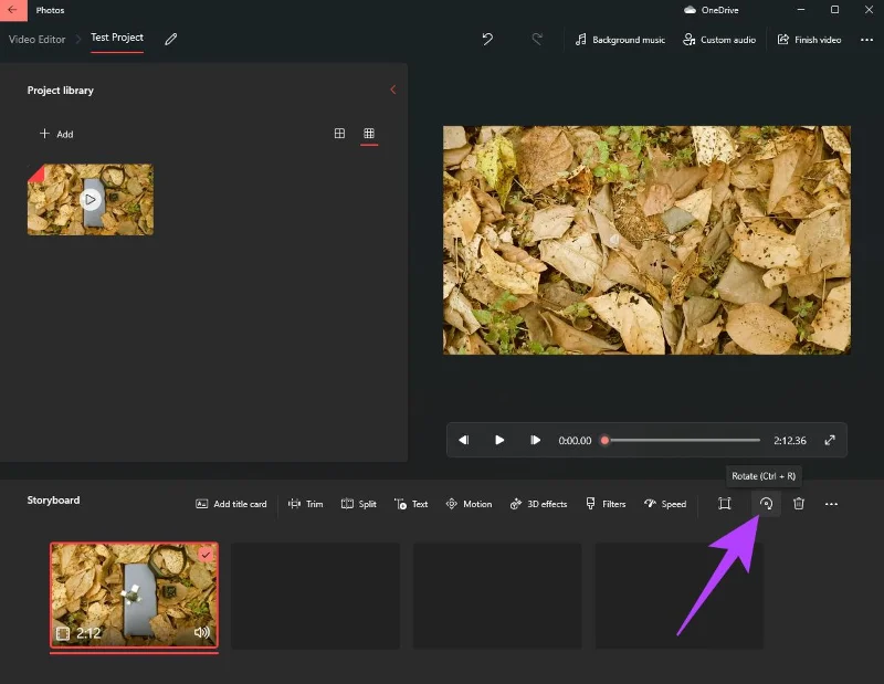 Cómo rotar vídeos en Windows 11