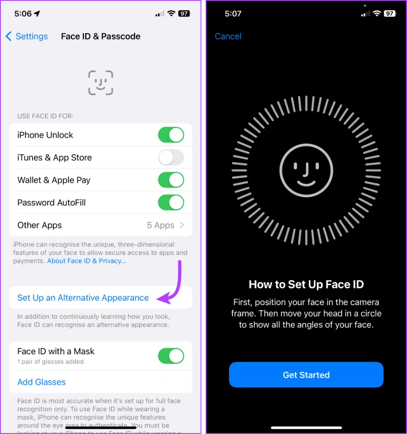 De beste manieren om iPhone Face ID te repareren werken niet