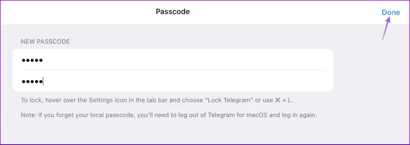 Come bloccare Telegram utilizzando il passcode su dispositivo mobile e desktop