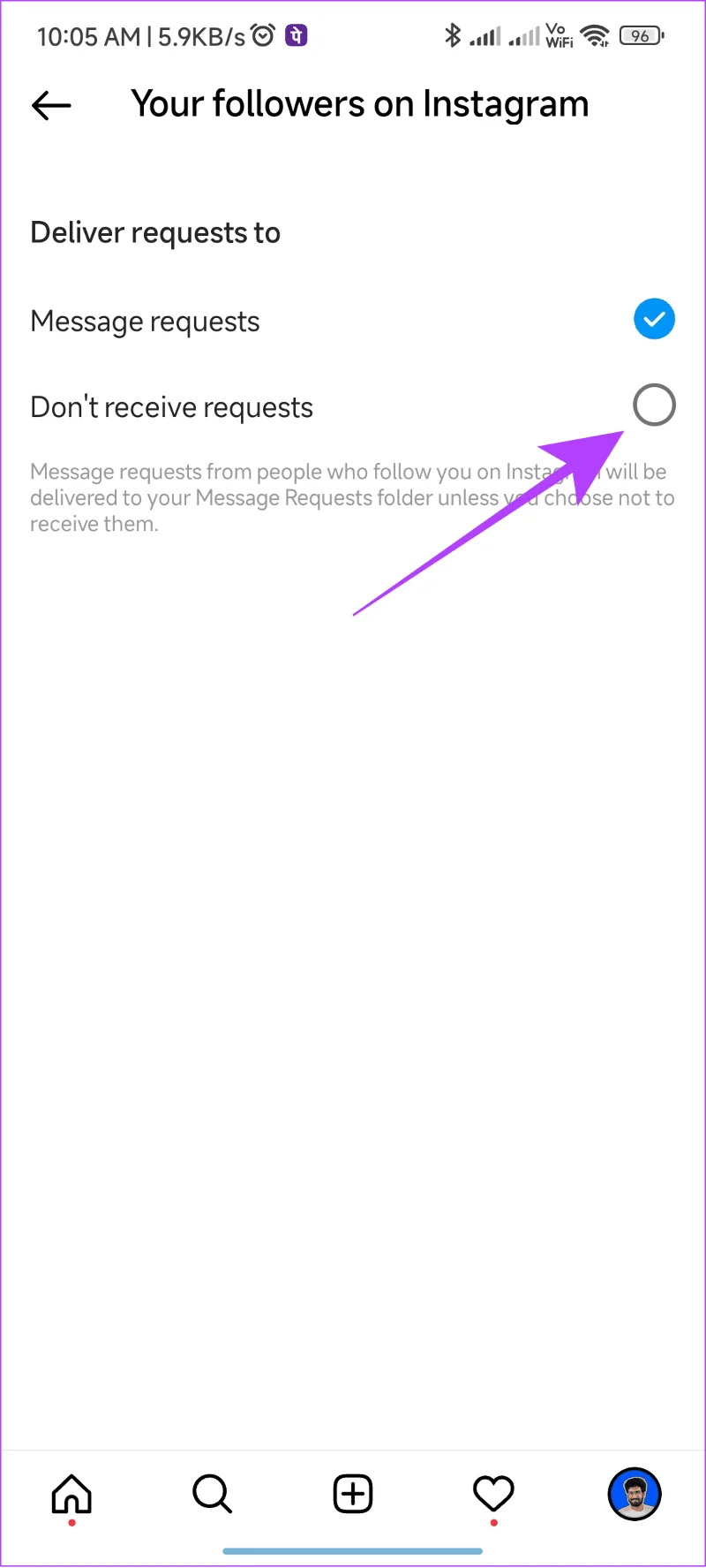 Pouvez-vous envoyer un message à un compte privé sur Instagram