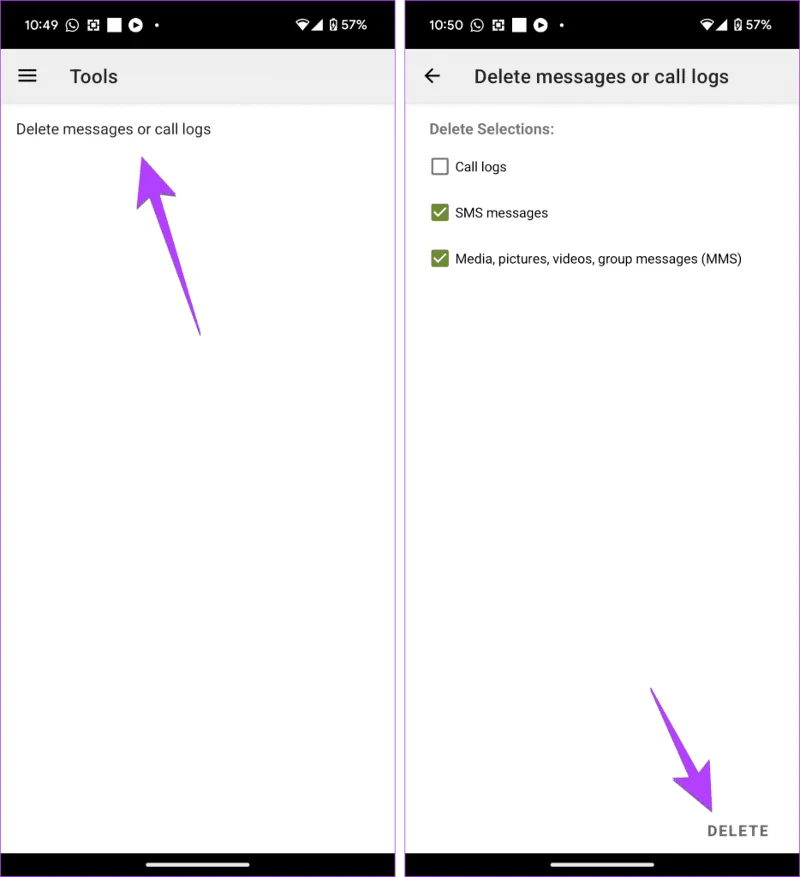 Hoe meerdere of alle tekstberichten op Android te verwijderen