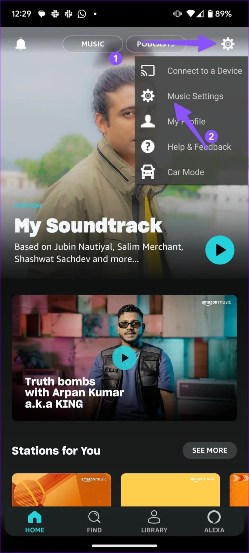 Top 14 manieren om de Amazon Music-app te repareren die niet werkt op iPhone en Android