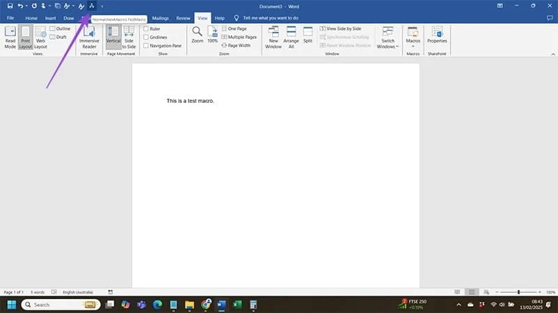 Hoe een macro te maken in Word