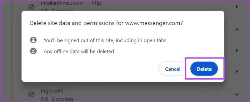 Come svuotare la cache di Messenger su qualsiasi dispositivo