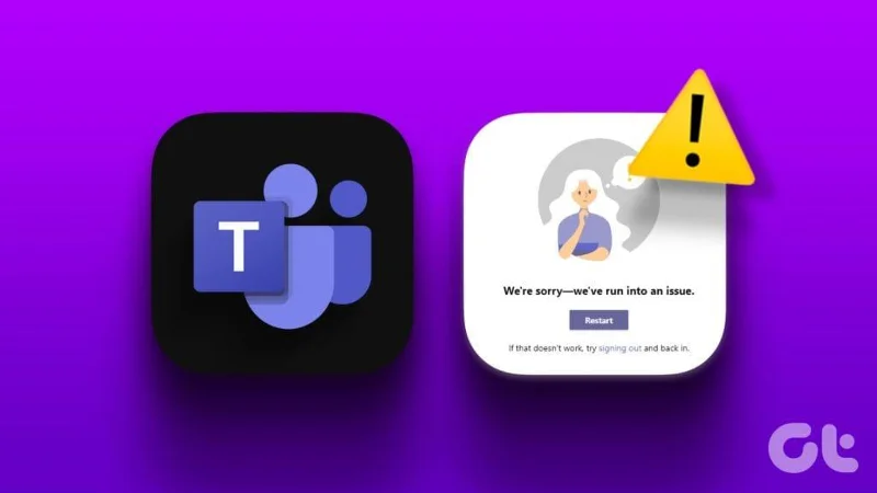Las 7 soluciones principales para un problema de error en Microsoft Teams en Windows