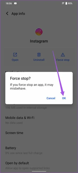 5 migliori soluzioni per le reazioni ai messaggi che non funzionano su Instagram