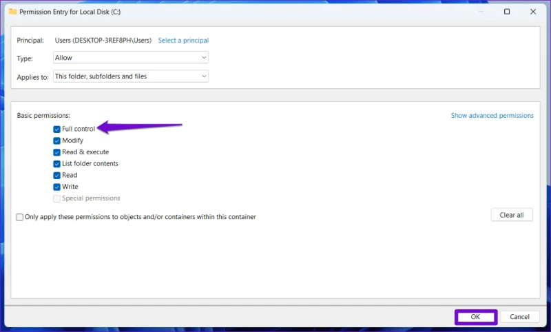 Las 7 soluciones principales para el error 'El cliente no posee un privilegio requerido' en Windows