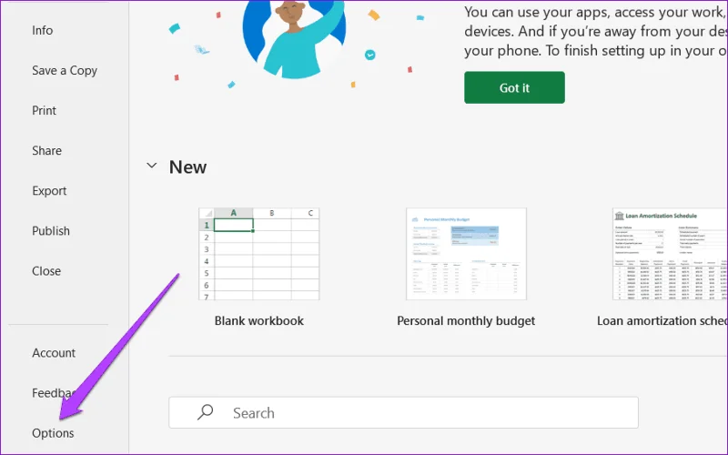 4 طرق لإصلاح شريط أدوات Excel لا يعمل في نظام التشغيل Windows