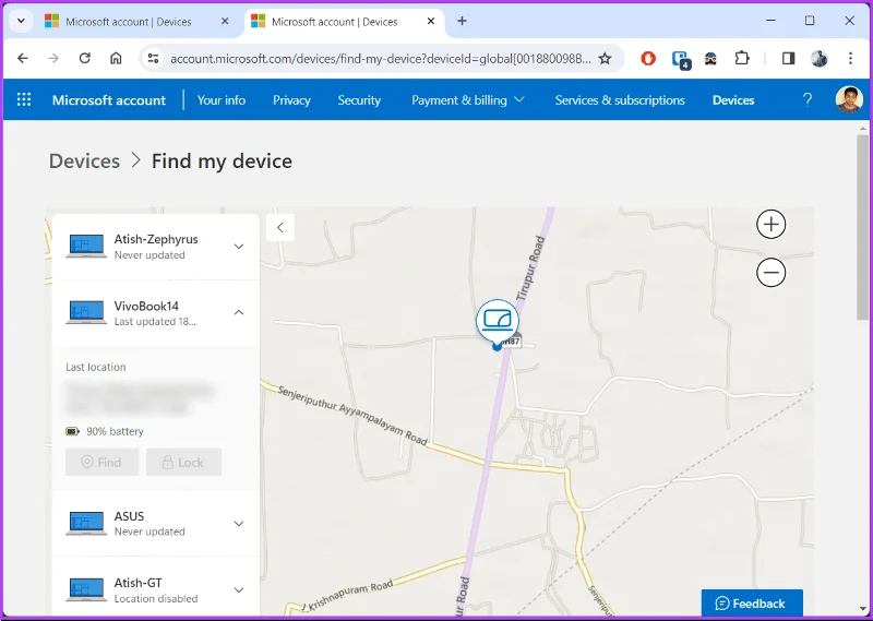 Comment utiliser Microsoft Find My Device pour suivre un ordinateur portable perdu ou volé