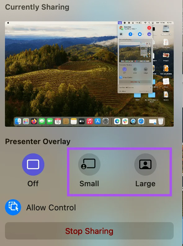 Comment utiliser la superposition du présentateur sur Mac