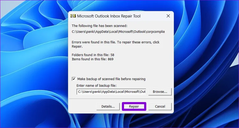 Las 6 soluciones principales para errores no implementados en Microsoft Outlook para Windows