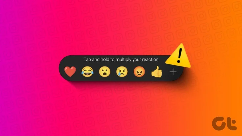 5 migliori soluzioni per le reazioni ai messaggi che non funzionano su Instagram