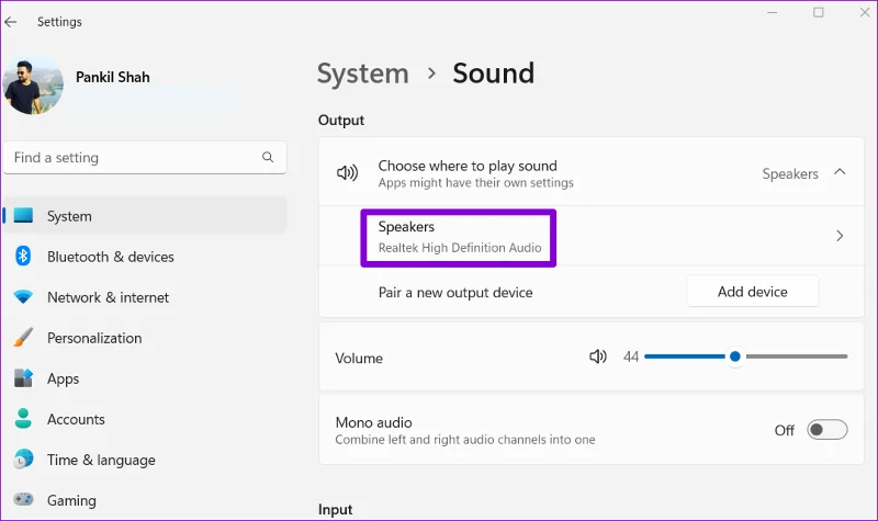 أفضل 7 طرق لإصلاح انخفاض مستوى الصوت على نظام التشغيل Windows 11