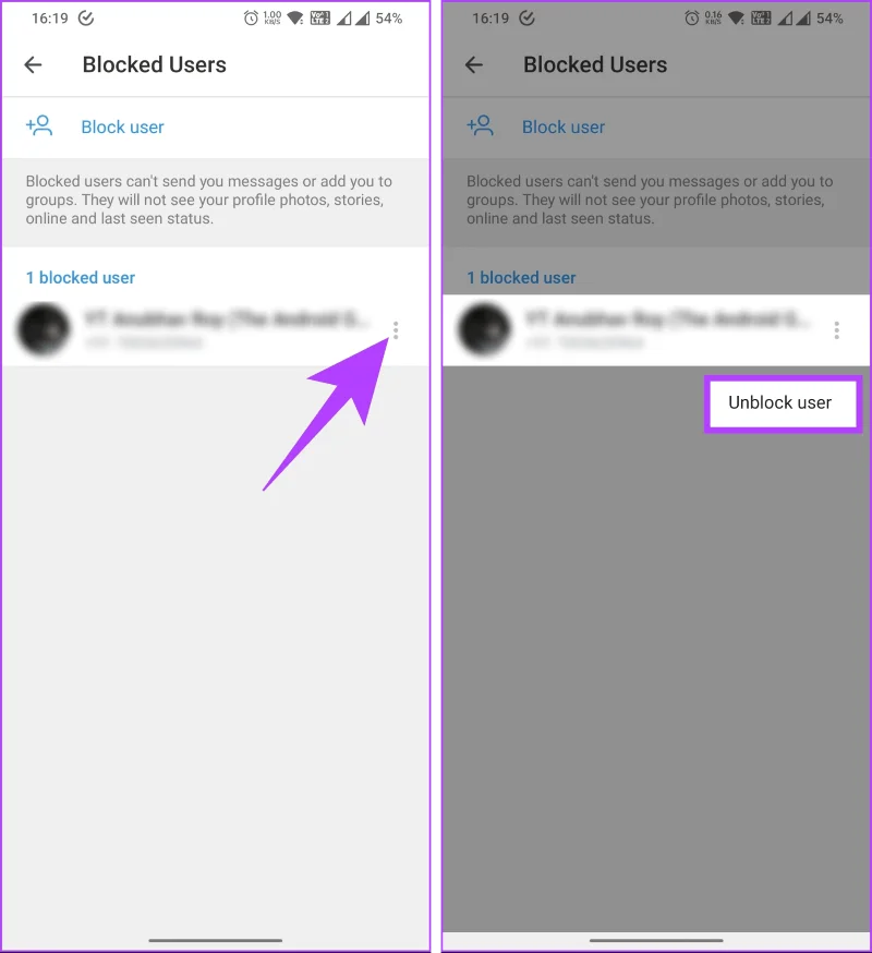 Hoe iemand op Telegram op desktop, Android of iOS te blokkeren