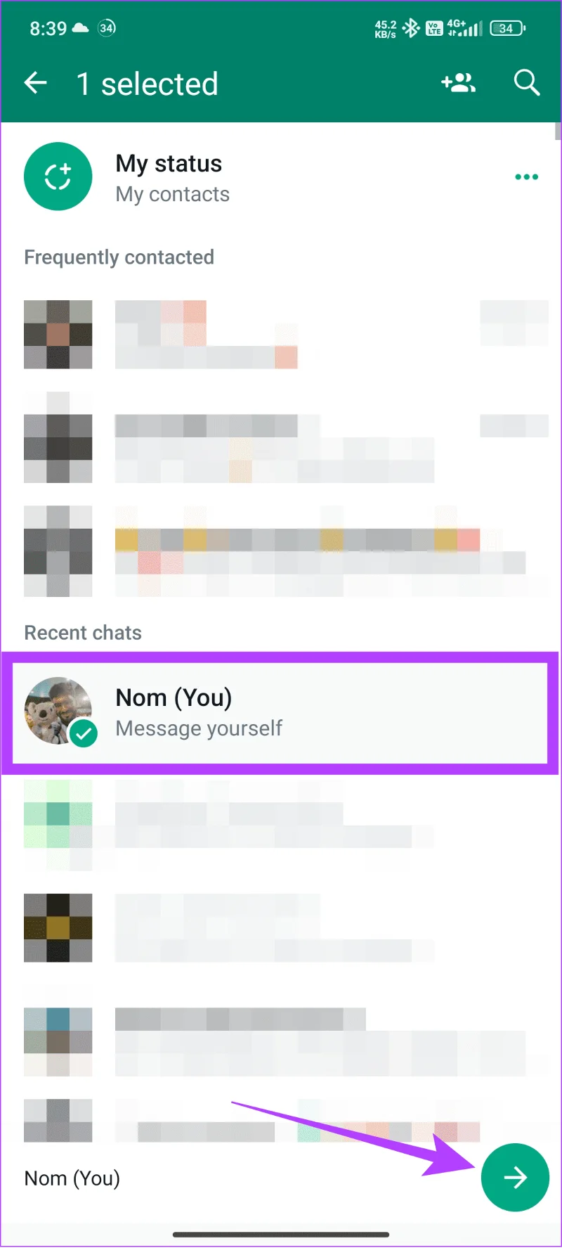 Comment envoyer de faux emplacements actuels et en direct sur WhatsApp