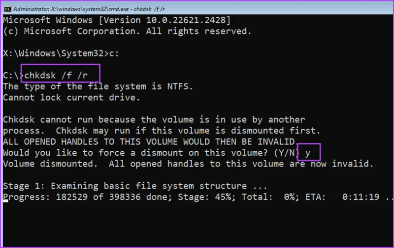 Top 7 oplossingen voor 'Foutcode 0xc0000001' in Windows 10 en 11