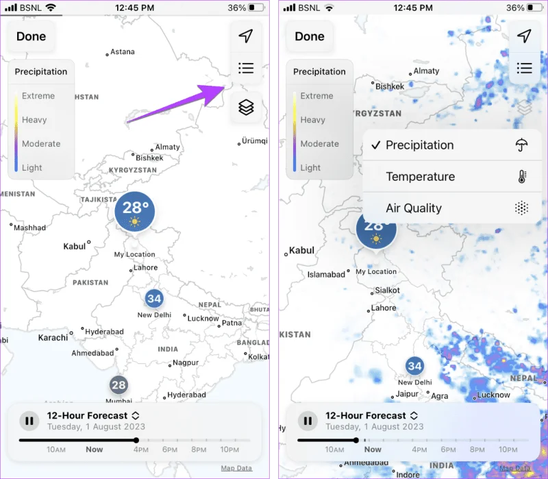 Hoe de Apple Weer-app op de iPhone te gebruiken