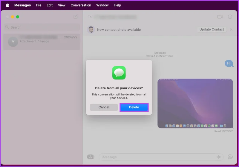 Cómo desactivar iMessage en Mac o iPhone