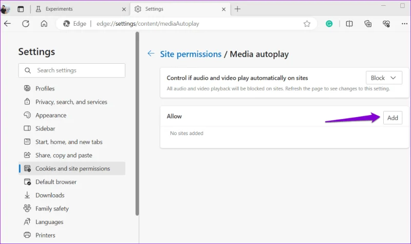 Hoe u automatisch afspelen voor audio en video's in Microsoft Edge kunt uitschakelen