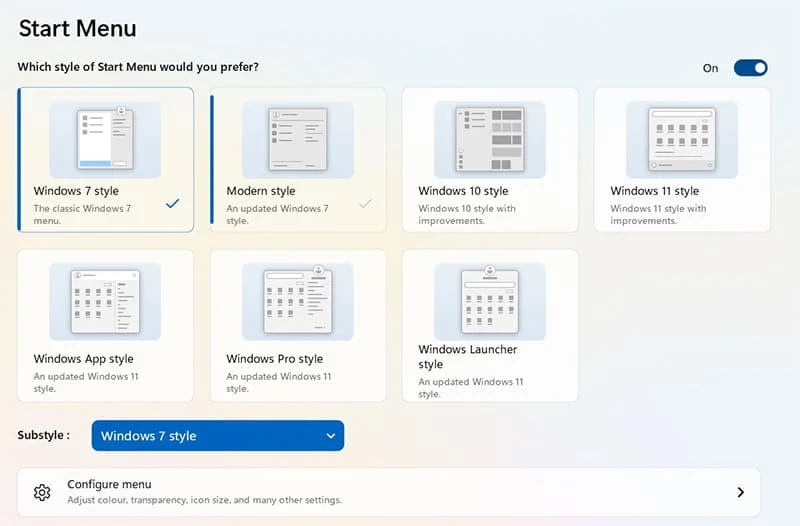 7 cosas que Start11 hace mejor que la barra de tareas de Windows 11