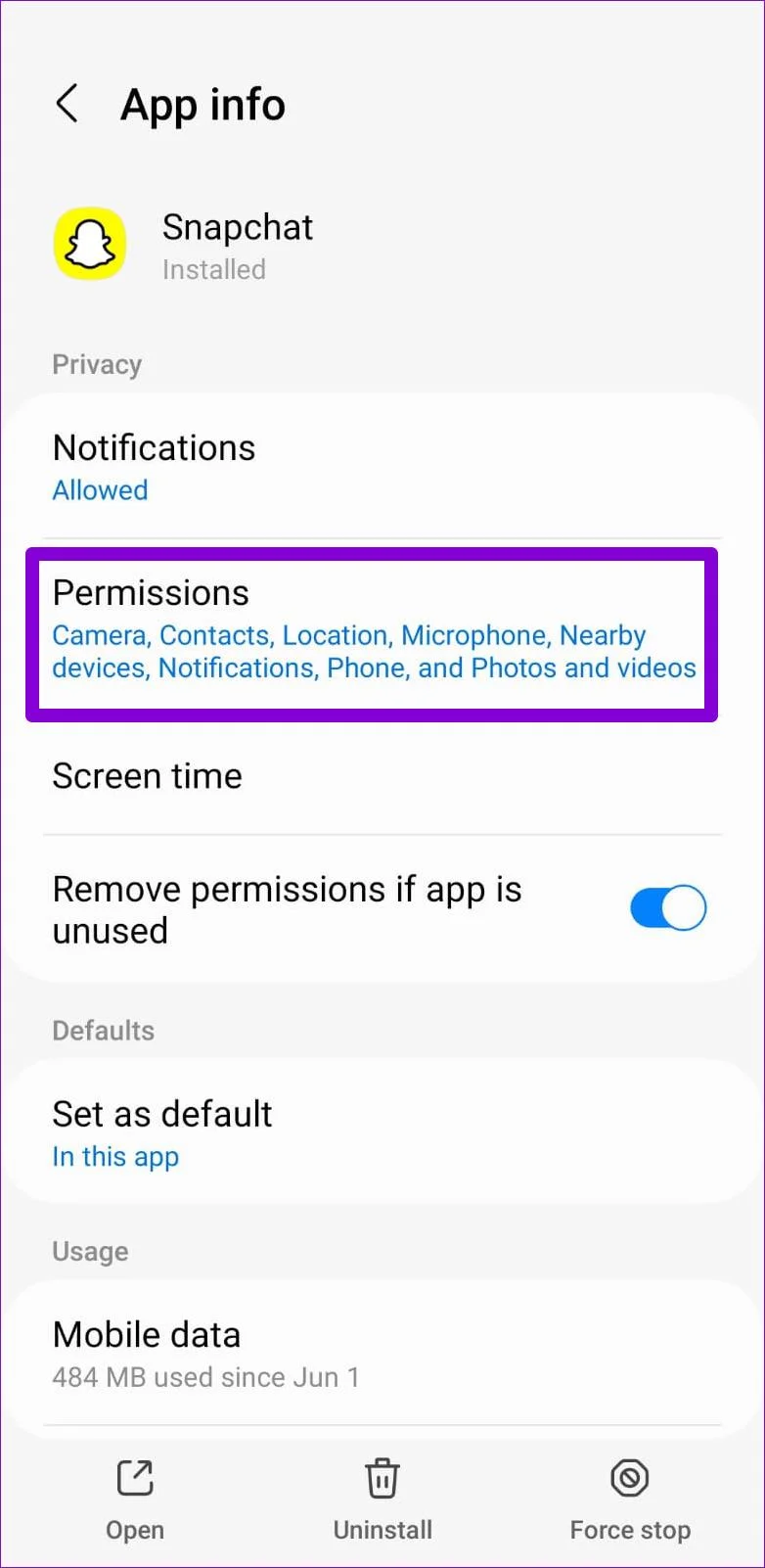 Le 7 principali correzioni per Snapchat non mi consentono di esportare gli snap sul telefono