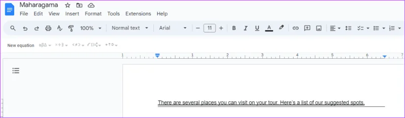 3 meilleures façons de souligner deux fois le texte dans Google Docs