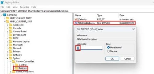 Cómo desactivar el cifrado de archivos de Windows (EFS)