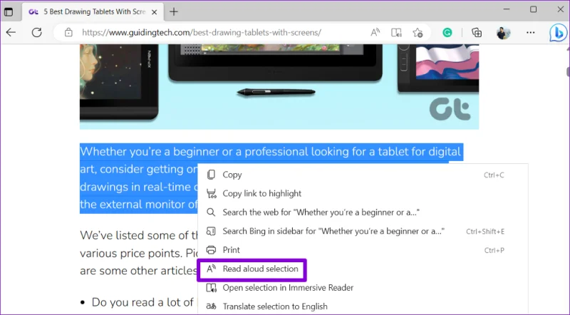 Hoe de voorleesfunctie in Microsoft Edge te gebruiken