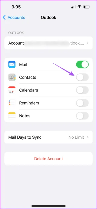 7 melhores soluções para contatos do Outlook que não sincronizam no iPhone e Mac