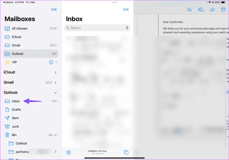 Come configurare Outlook su iPad