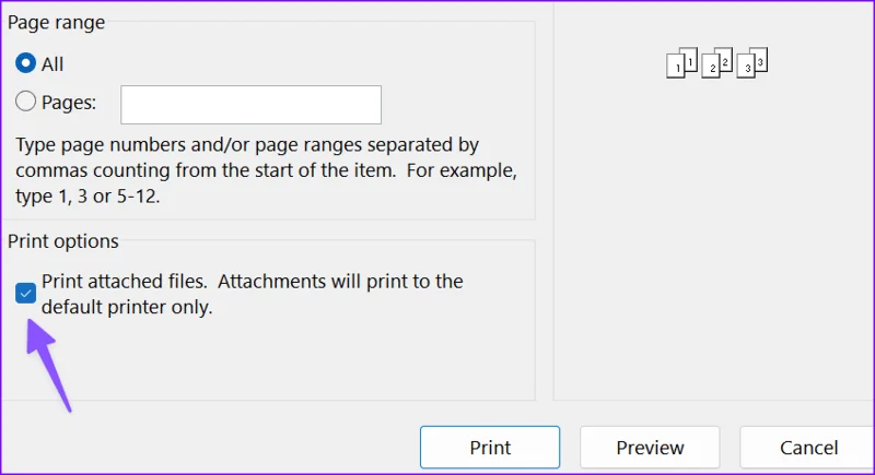 Las 9 formas principales de arreglar la impresión rápida de Outlook que no funciona en Windows 11