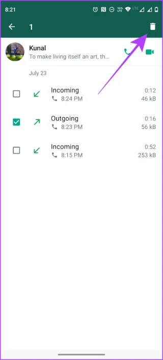 Hoe WhatsApp-oproepgeschiedenis op Android- en iOS-apparaten te verwijderen
