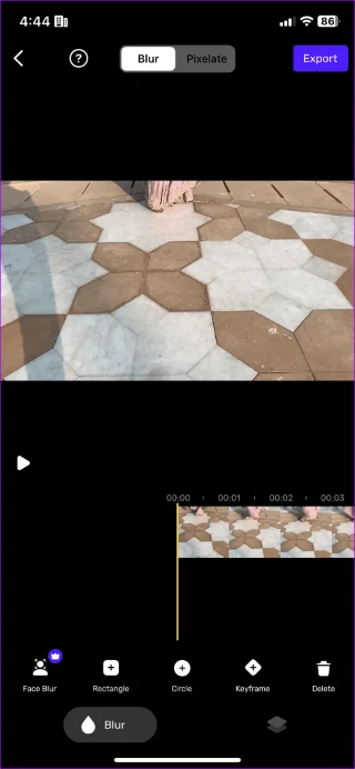 Hoe u een video of schermopname op de iPhone kunt vervagen