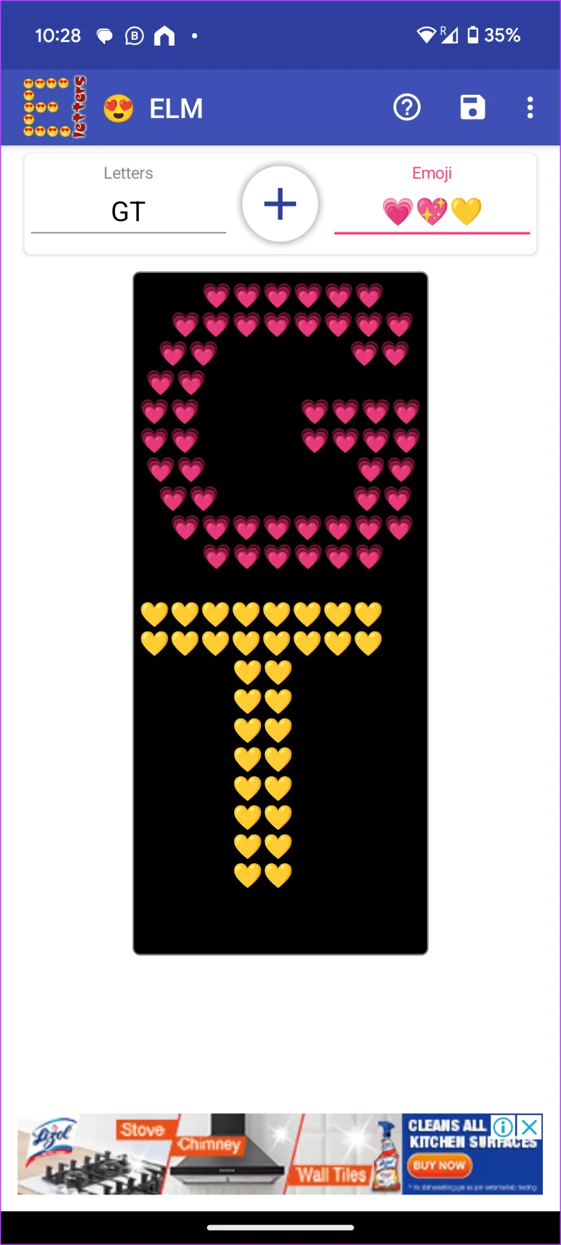 Emoji Letter Maker App