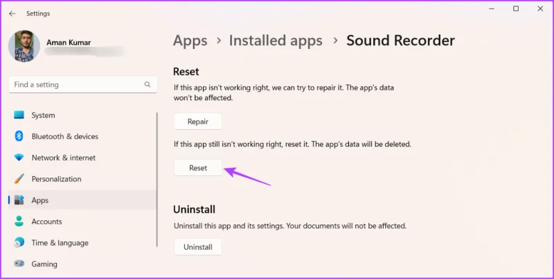 Las 5 formas principales de reparar la grabadora de sonido que no funciona en Windows 11