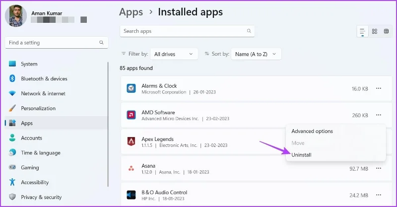 7 façons rapides de forcer la désinstallation de programmes sous Windows 11