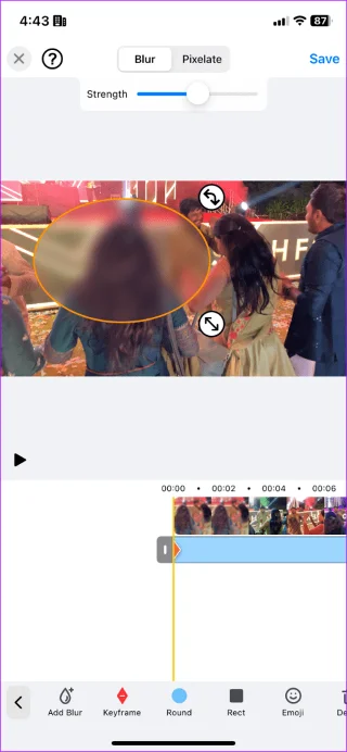 Hoe u een video of schermopname op de iPhone kunt vervagen