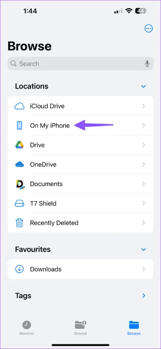 Hoe u een externe schijf op de iPhone gebruikt