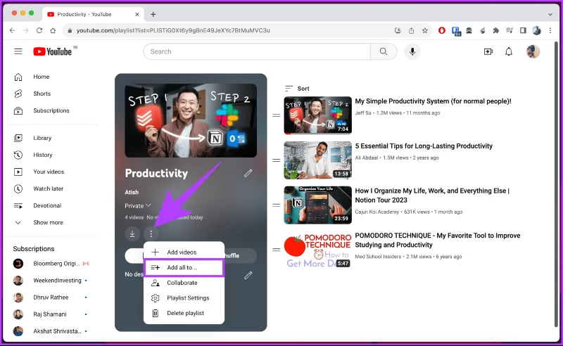 Come eliminare la playlist di YouTube su desktop o dispositivo mobile